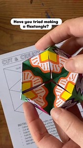Have you tried making a flextangle yet? Head to the link in my bio to download the printable template or use the word FLEXTANGLE in the comments and I’ll DM you a link. Happy crafting friends! | Mini Mad Things