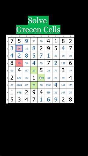 How To Solve Hard Sudoku With Bent Triple 🤯 😱Sudoku Shorts 104 #sudoku #puzzle #shorts