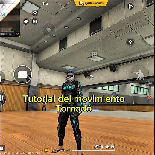 Tornado Move Tutorial💀 #freefire #clips