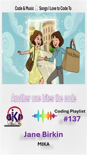 Coding Playlist #137 – [MIKA - Jane Birkin] | #Shorts