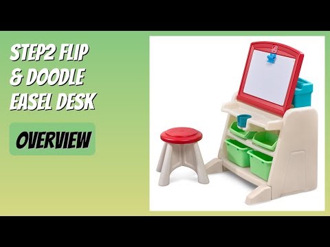REVIEW (2025): Step2 Flip & Doodle Easel Desk. Features.