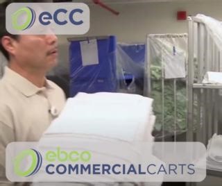 Stainless steel hospital linen carts are much more sterile than plastic carts. www.ebcocarts.com Stainless steel has inherently superior antibacterial properties compared to plastics due to its non-porous nature (Abraham et.al, 2010). This characteristic enables stainless steel hospital linen carts to withstand harsh chemical disinfectants used in hospitals without being damaged; thus, it ensures longer service life compared to plastic carts (Beausoleil-Morrison et.al, 2015). In addition, stainl