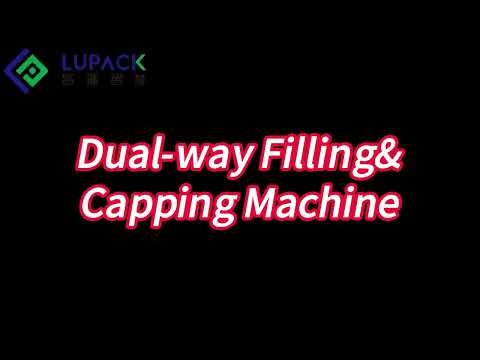 Dual way Filling & Capping Machine#packagingmachine #fillingmachine #cappingmachine #chinafactory