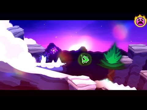 "Snowfall Summit" (All Coins) | By : QuixonicGD | Geometry Dash