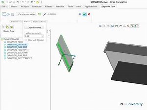 Tutorial Explode View in an Assembly - Creo