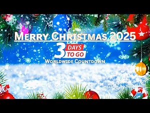 🎅Christmas Countdown Live Stream 2025 | Music & Holiday Celebration
