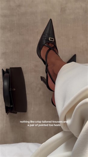 Riviera Chic Outfit: Tailored Trousers & Heels