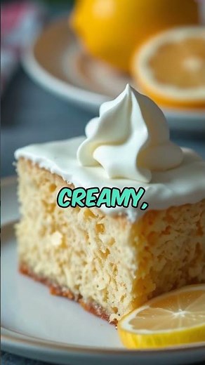 Lemon Cream Cheese Dump Cake 🍋🧁 So Easy!