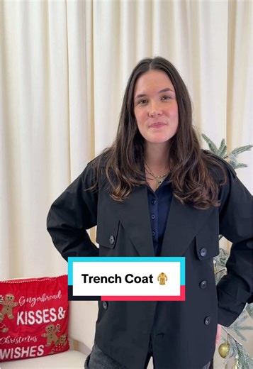 you can also unbutton it at the front and then you can have it tied at the back 😘😘 #fyp #coat #trenchcoat #trendyyy