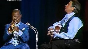 Johnny Cash & Louis Armstrong - Standing on the Corner (Blue Yodel No. 9) Chords - ChordU