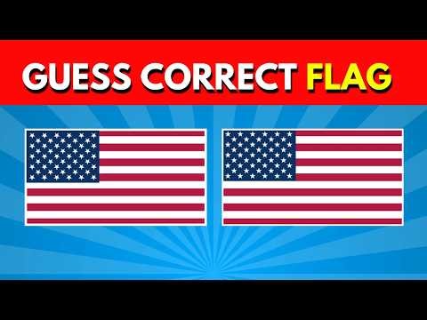 Guess the Correct Flag ✅ | 50 Country Flags Quiz
