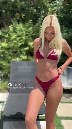 Bikini top & Chic 80s Matching set SHOP at BOUTINELA.com