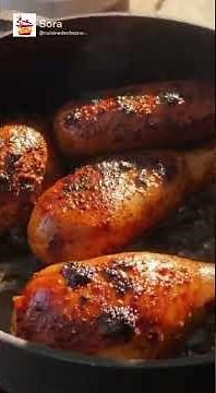 Poulet braisé au miel 🍯🔥 : croustillant et caramélisé à souhait !