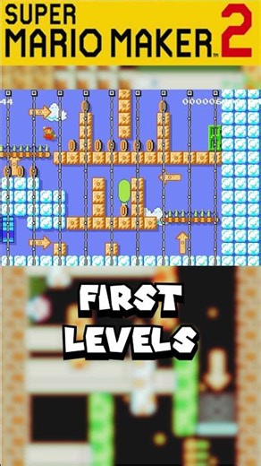 The FIRST LEVELS I made on Mario Maker 2 (Short Part 18)
