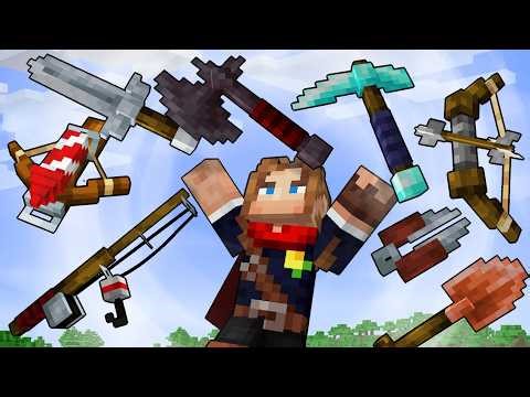 New 3D Tools & Weapons I made! Better Minecraft resource pack: "Barely Default" (1.21.11 - 26.1)