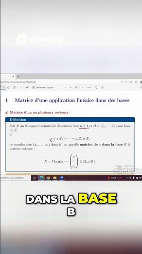 [PREPA 1 - 2025 / 2026] [Algèbre] Matrices et Applications Linéaires