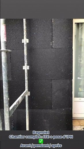 Isolation thermique par l’extérieur (ITE) + pose d’IPN #renovation