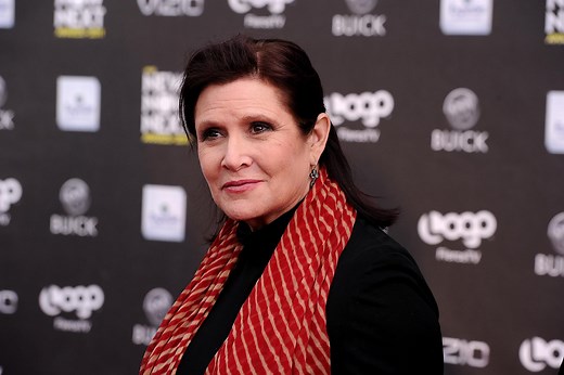 Carrie Fisher's body measurements, height, weight, age.