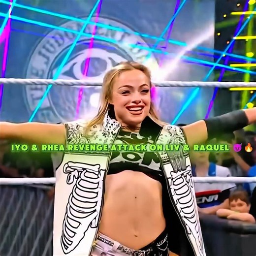 Then Liv & Raquel Attack Iyo & Rhea 😢 | Now Rhea & Iyo Take Revenge Edit ☠️| #wwe #edit #short
