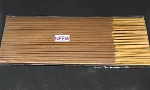 Neem Incense Sticks (100 Sticks) - 100% Natural Incense Sticks - Christmas Incense Sticks - Traditional Indian Incense (No Damaged Sticks Hand Sorted Packet)