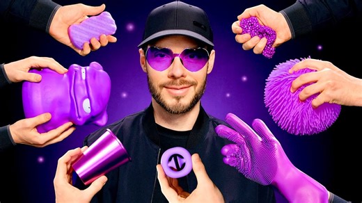 【zeitgeist】4K ASMR让你的压力消失！💜 用新鲜的触发器和舒缓的耳语瞬间入睡