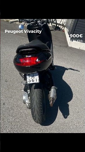 Peugeot Vivacity 2000, 50cc, musta 🖤