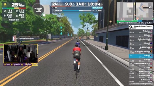 Course de vélo en VRAI ?! ( oui oui .. ) !sub !prime