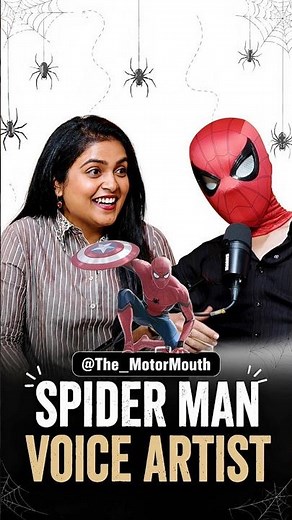 The Hindi Voice of Spider-Man! 🕷️🔥 | ft. Vaibhav Thakkar #themotormouth #spiderman #marvel #dubbing