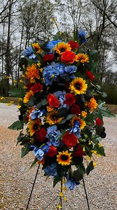 Let’s make a silk standing spray for a funeral | Flowers by the Bunch