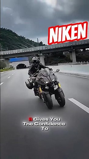 Grip Monster: Is the Yamaha Niken 🏍️💪​ #YamahaNiken #LMWTechnology #ThreeWheeler #RideSafe #NikenGT