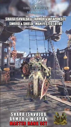 Shara Ishvalda Alpha+ Armor & Weapon Set - MHW: Iceborne #monsterhunter #ishvalda #armor #showcase