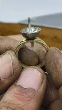 Beautiful Pearl Coin Ring | Handmade Jewelry Making Process 💍