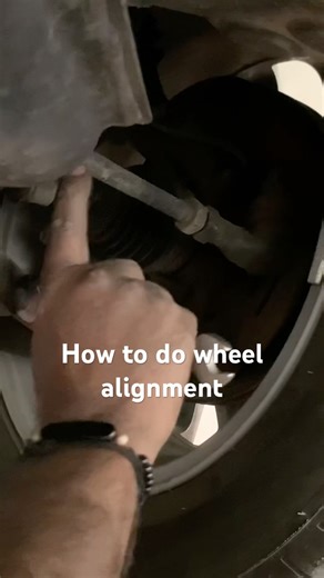 How to do wheel alignment #automobile