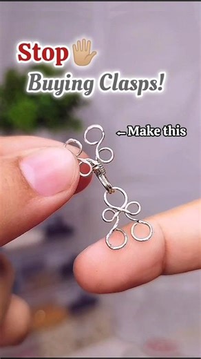 Stop Buying Clasps! Make This Elegant Wire Clasp in Minutes 💫