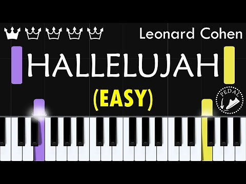 HALLELUJAH - Easy Piano Tutorial