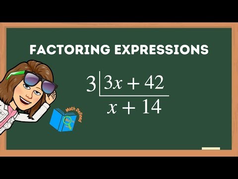 How to Factor Expressions Using the Ladder Method|Binomials|Math Defined with Mrs. C