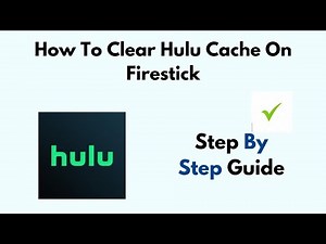 How To Clear Hulu Cache On FireStick/ Amazon Fire TV Stick