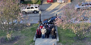 Faithful continue tradition of Praying the Steps in Mt. Adams