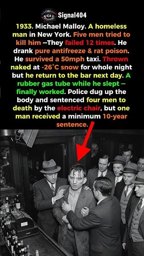 Killed more than 8 Times : 1933 Michael Malloys