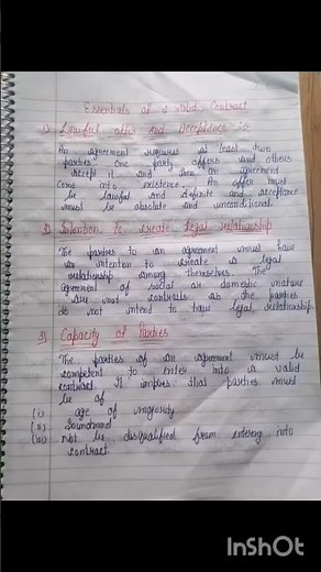 essentials of a valid contract, Indian contract act 1872, meaning, definition #contractact1872 #law