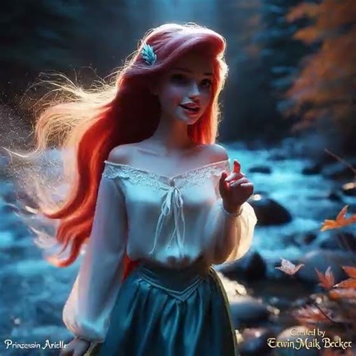 Ariel the Mermaid - New Fan Art Video #love #disney #frozen #elsa #anna #ariel #disneyprincess