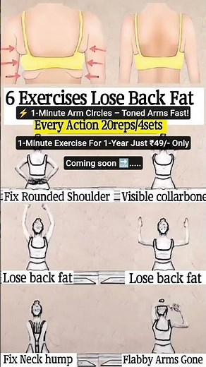 ⚡ 1-Minute Arm Circles – Toned Arms Fast!