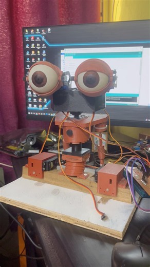 Robot eyes testing