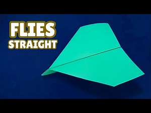 How to Fold the Best Airplane in the World - GLIDER PAPER PLANE FOLDING