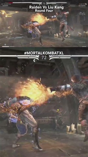 #mortalkombatxi. Raiden Vs Liu Kang Round Four