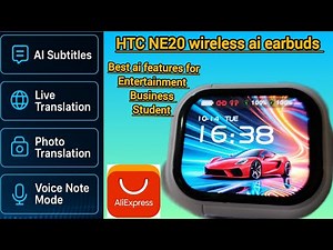 HTC NE20 TWS Review Ultra HD Screen, AI Translator & Deep Bass Sound Test | Best Budget Earbuds 2025