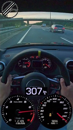 Audi RS3 Stage 2 | 500 PS | Top Speed