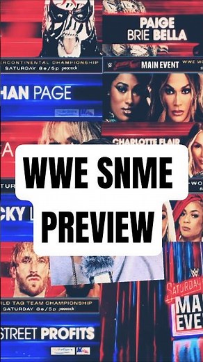 WWE Saturday Night's Main Event 5/23/26 Preview