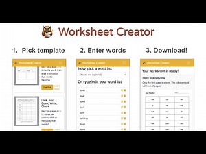 Generate spelling, phonics, and ELA worksheets. In Seconds.