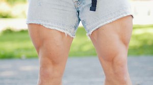 Male Bodybuilder Muscular Legs In Denim Stock Footage SBV-325539891 - Storyblocks